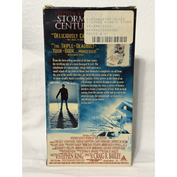 Stephen King’s Storm Of The Century VHS Movie Box Set 1999 Horror - Picture 3 of 4